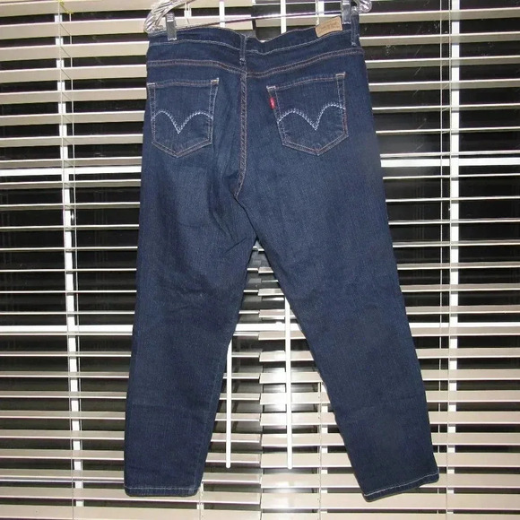 LEVI’S Perfectly Sliming 512 Ankle Pencil Jeans 12 - Picture 3 of 6